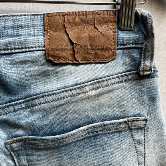 American Eagle Outfitters Next Level Flex Blue Slim Straight Jeans Sz 28 - Picture 15 of 15